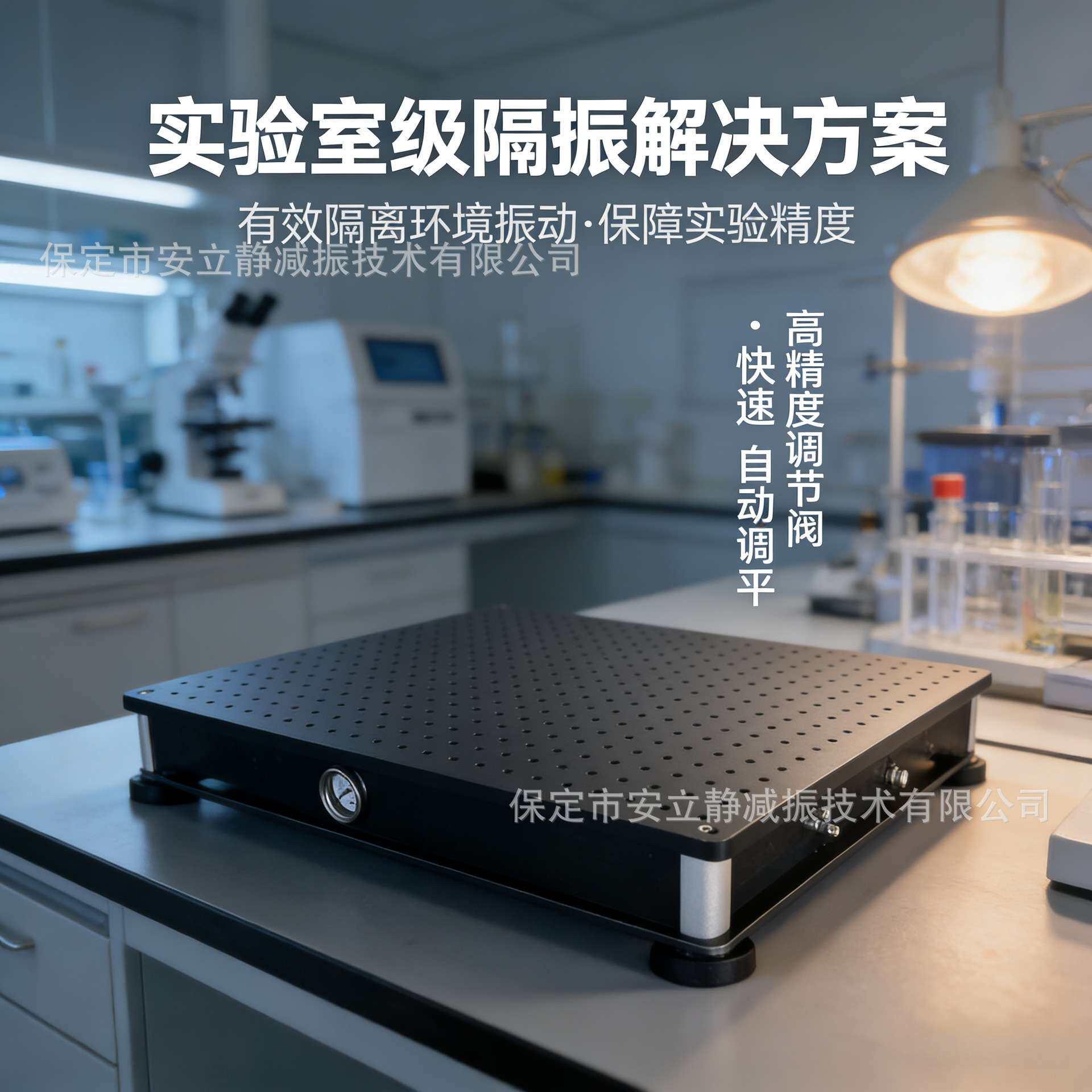 安立静 高精度高精度被动隔震实验室精密仪器气浮隔振光学平台