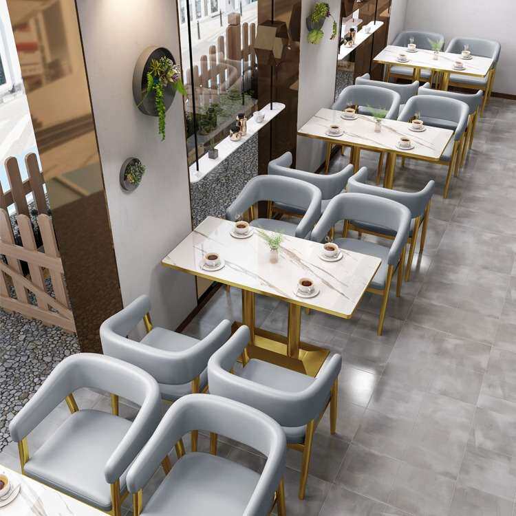 西餐咖啡厅餐饮小吃靠墙双人卡座沙发料理汉堡甜品奶茶店桌椅组合