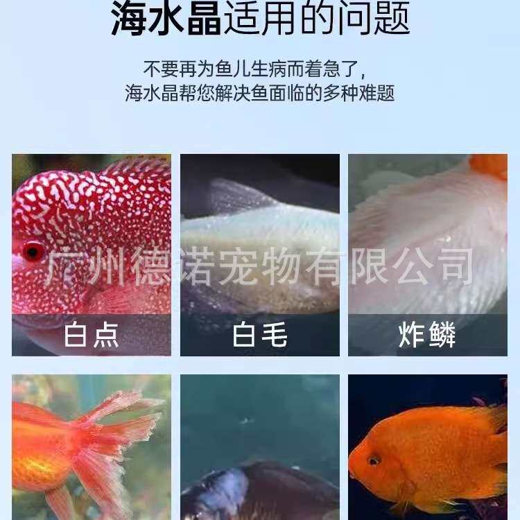 海宝海水晶海水素海鲜池消毒速溶花甲虾蟹贝海鲜水产养殖专用盐