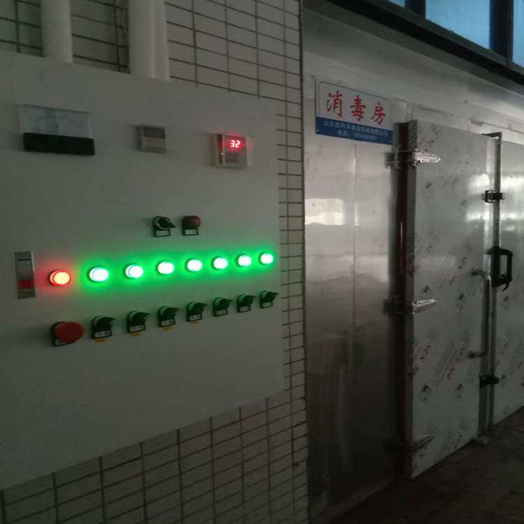 创丰供应龙城不锈钢餐具消毒房大型商用学校食堂餐具消毒库消毒房