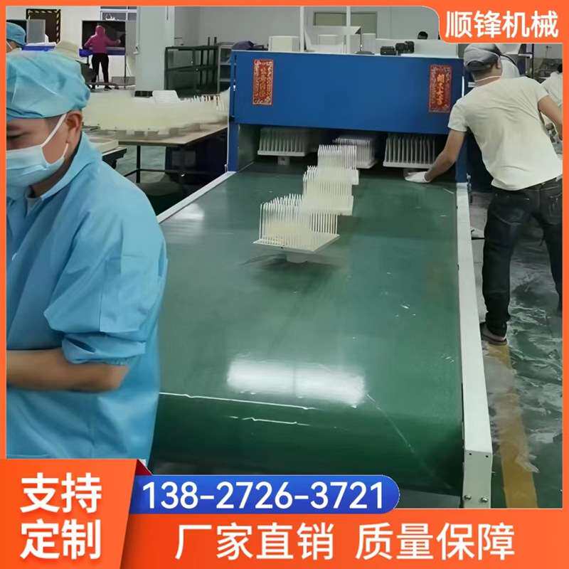 现货拭子烘干线植绒胶水烤干线咽棉签拭子隧道炉烘干机烤箱流水线