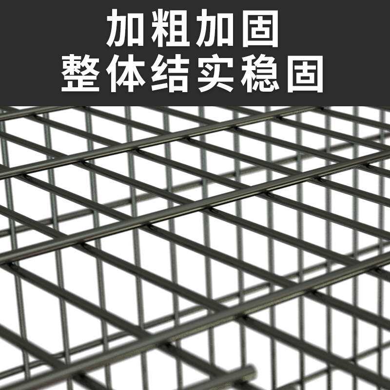 厂家直供亚马逊热销款狗笼子宠物笼折叠铁丝笼猫笼加粗大型宠物笼