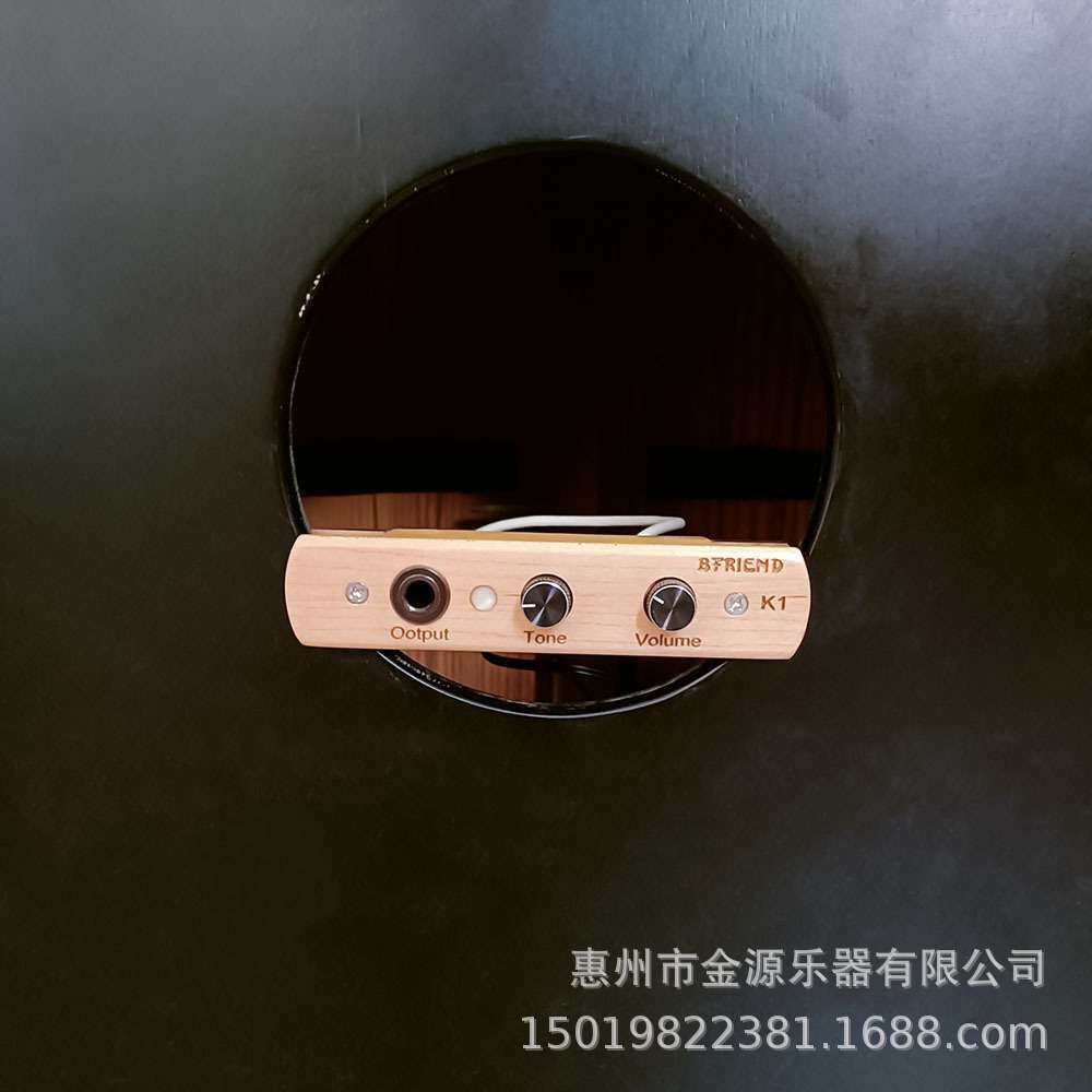 BFRIND卡宏鼓拾音器 卡洪鼓电箱拾音器 带麦克风打板卡扣拾音器