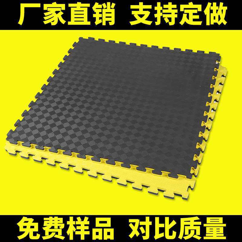 出口欧盟 跆拳道地垫专业跆拳道垫子加厚1*1米泡沫武术垫子3.0