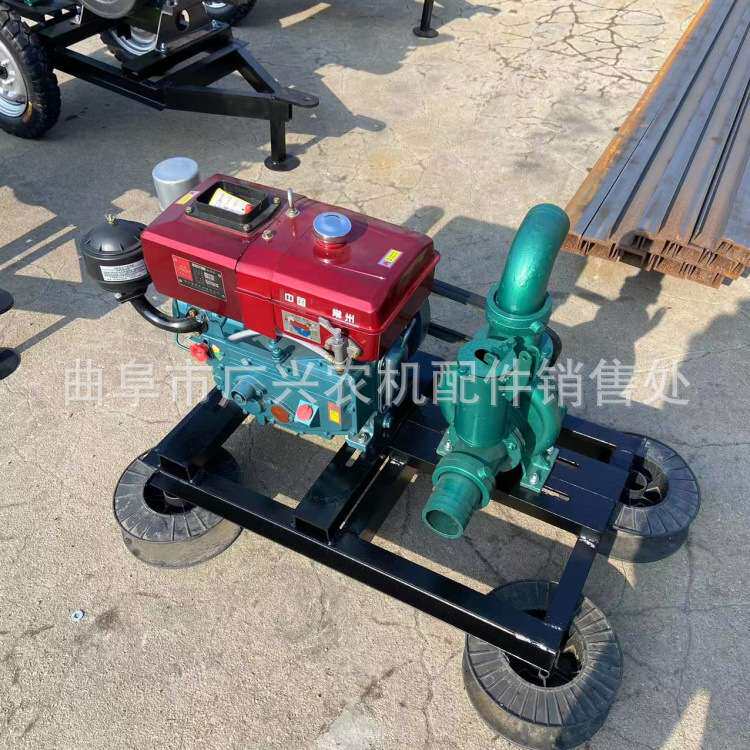 抗旱排涝抽水泵柴油8马力农用果园排水泵省油操作简单离心泵