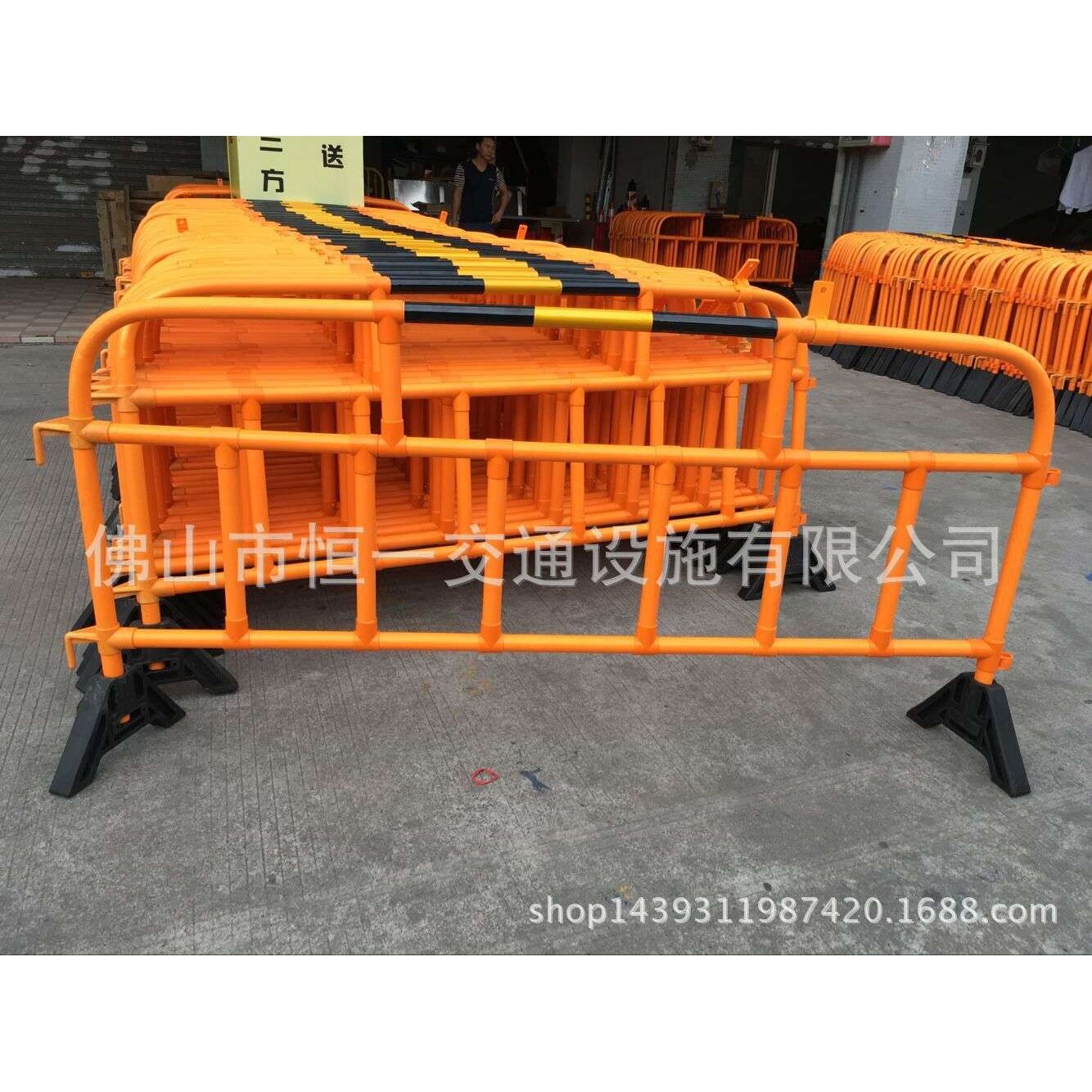 厂家供应道路施工PVC塑料护栏PVC管围栏活动围栏