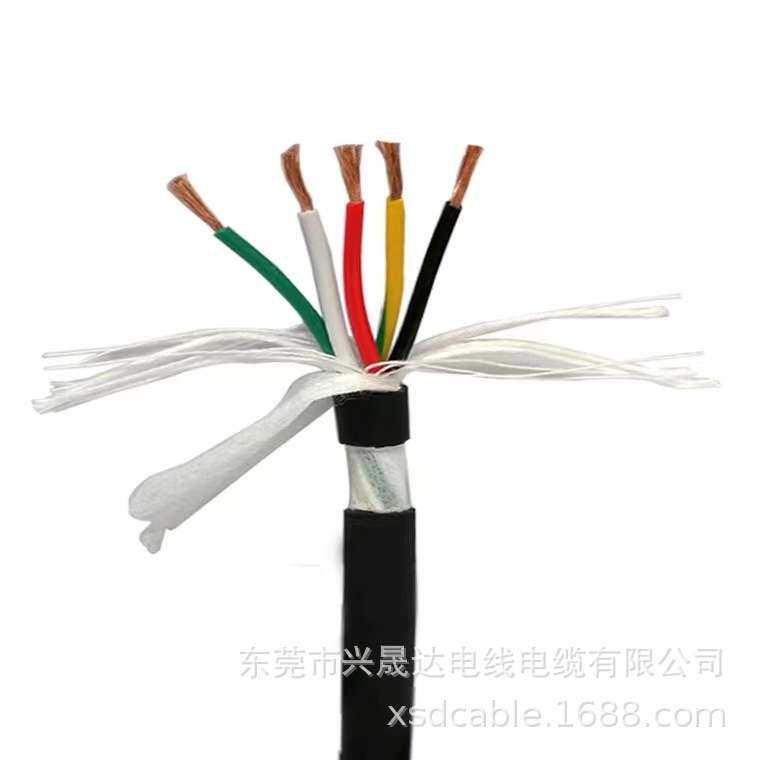 柔性细缆通信线 控制信号线缆TRVV18芯数控机床高柔电缆线
