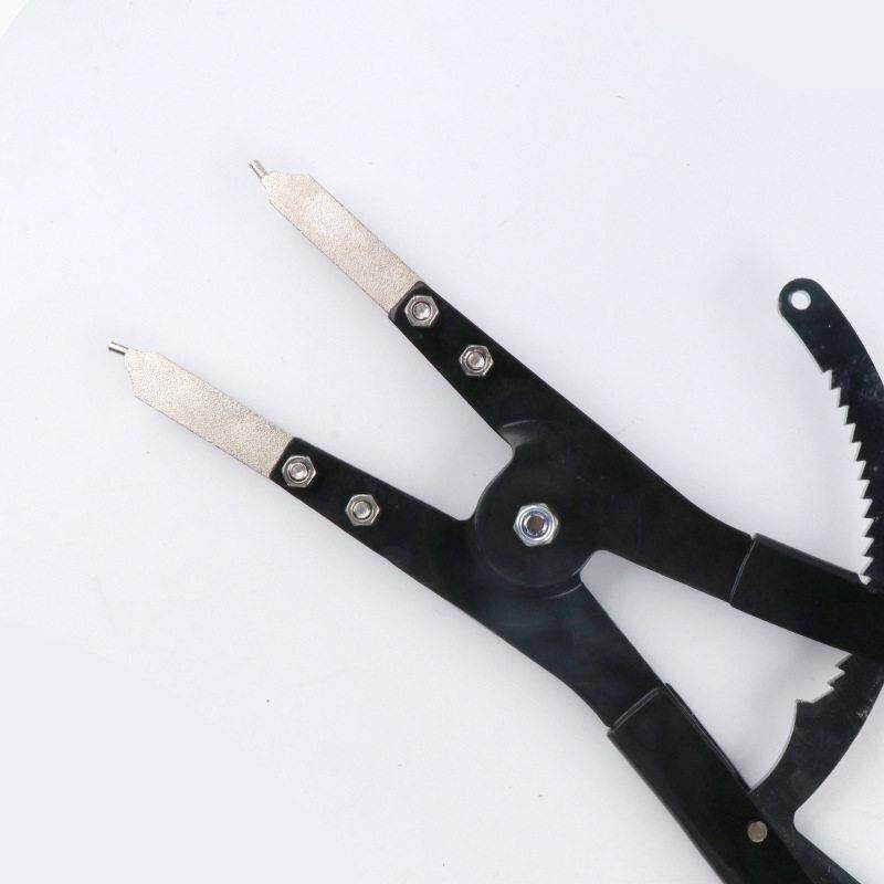 重型卡簧钳内外卡大号工业级轴用弯嘴卡环钳卡黄钳子卡钳工具25寸