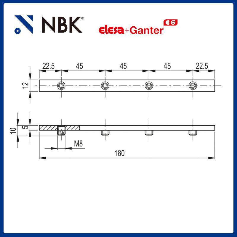 NBK ELESA BDG 钢制GLA和GCA导辊组件的框架连杆机械配件厂家直供图片