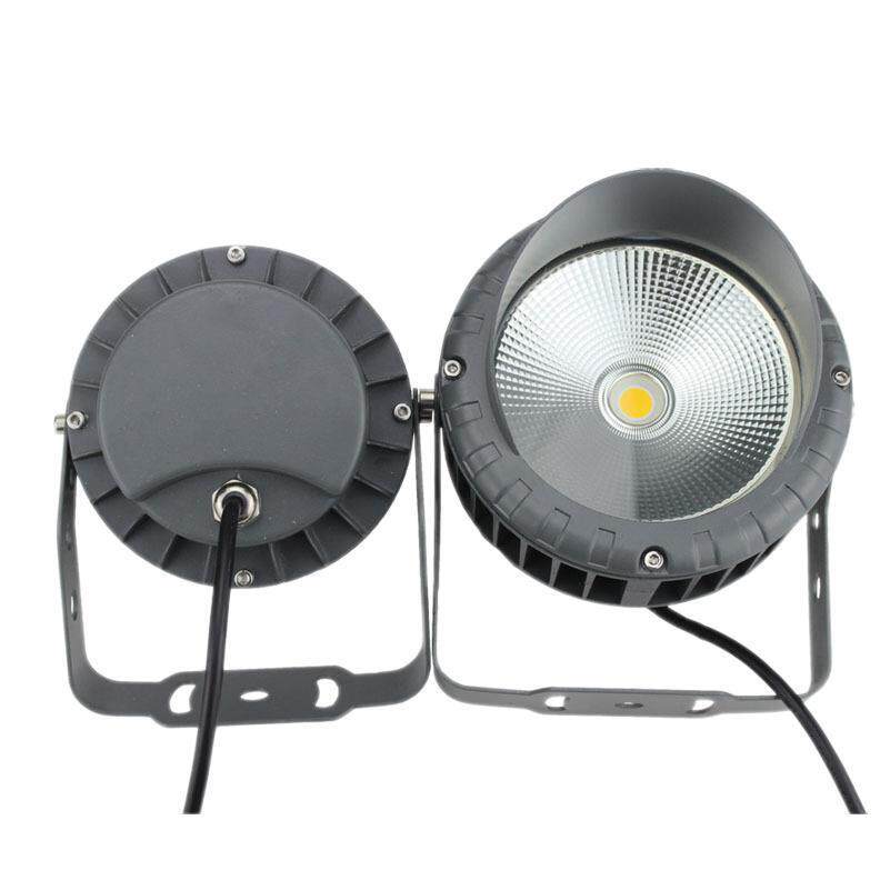 LED户外建筑亮化投光灯12w 圆形压铸COB射灯 RGB铝合金泛光灯20W
