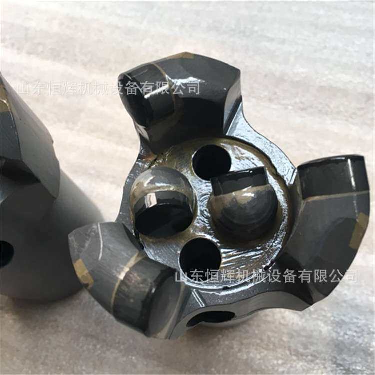 现货三翼金刚石钻头 地质勘探开矿硬质合金钻头 内凹合金片钻头