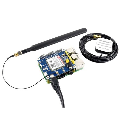 原装 树莓派3B+/Zero W SIM7600CE 4G/3G/2G通信 扩展板 GNSS定位