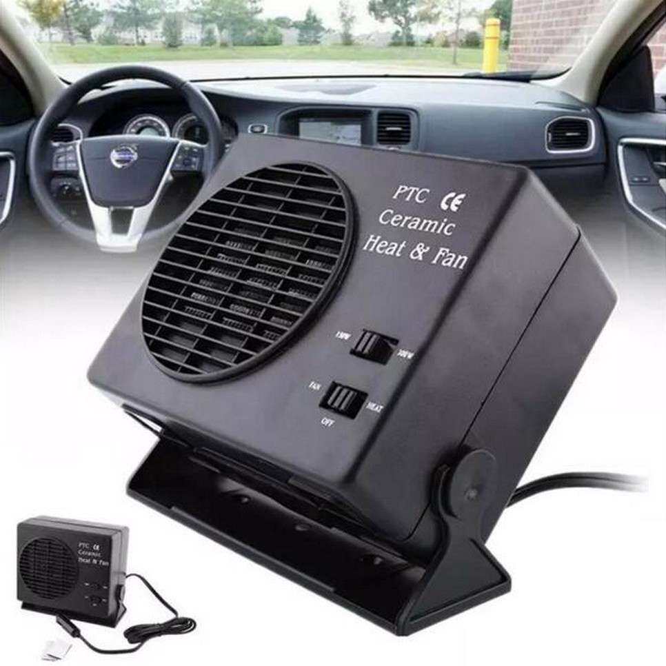 12V300W车载暖风机陶瓷汽车风扇加热器车窗玻璃除霜除雾器取暖器