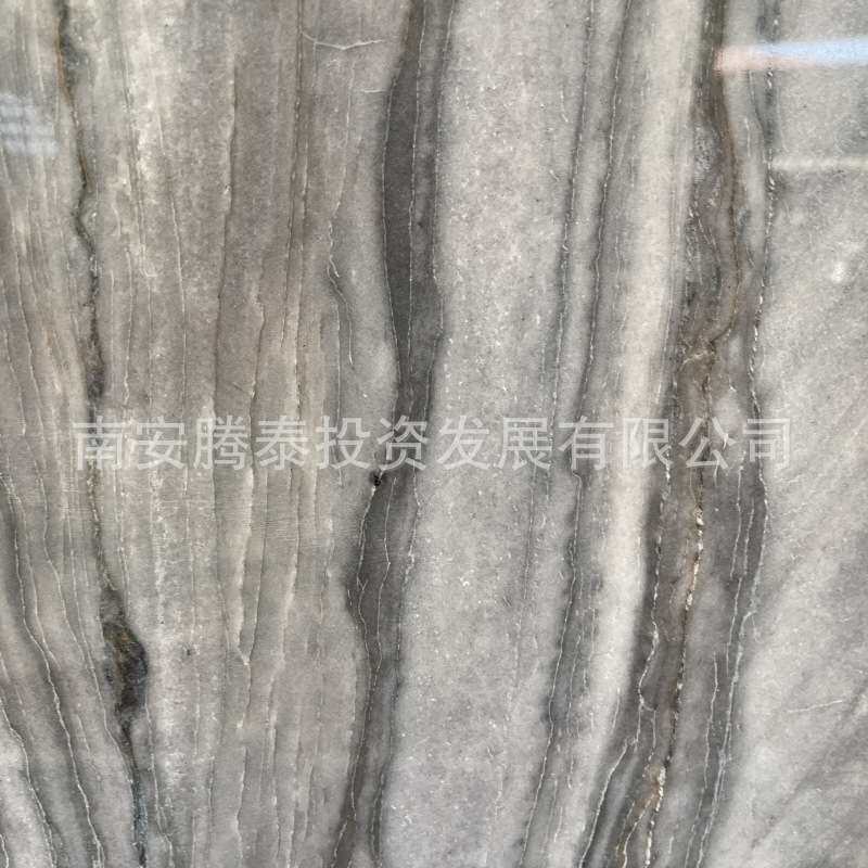 灰色天然铂金灰大理石奢石石材地面工装内墙石水头工厂