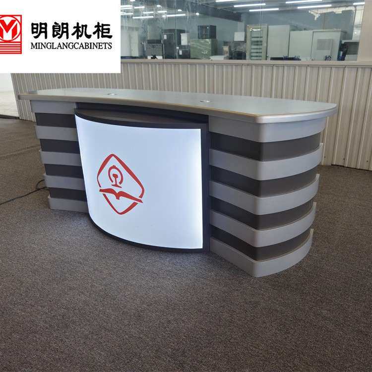 播音桌演播室演播桌校园直播桌电视台导播桌主持人新闻访谈桌