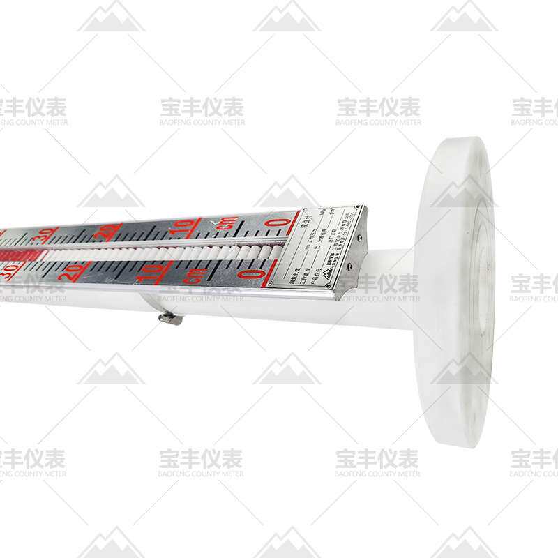 PP浮标液位计BF-UFZ型滑轮液位计重锤顶装料位计防腐磁翻板液位计