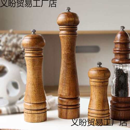 手动胡椒研磨器黑胡椒粒孜然海盐研磨瓶家用磨花椒粉佐料调料瓶子