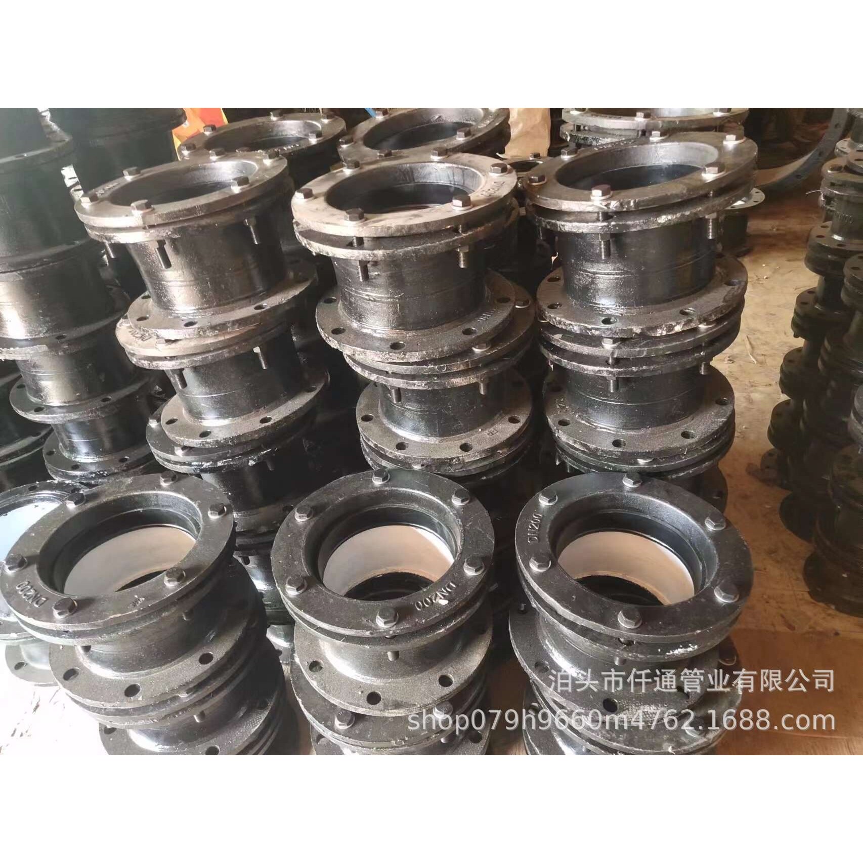 厂家供应铁防脱甲管伸缩器套筒伸缩器单法兰伸缩节快接法兰