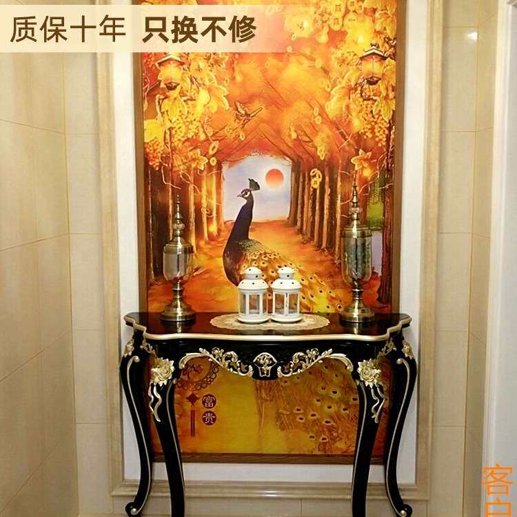 欧式玄关柜靠墙走廊桌子装饰台置物架轻奢风进门入户客厅隔断美式