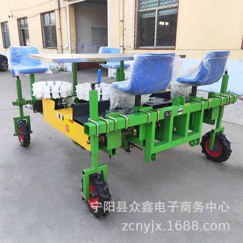 凤梨移栽机4行越南凤梨苗移苗机加平台旋耕施肥移苗器凤梨移栽机