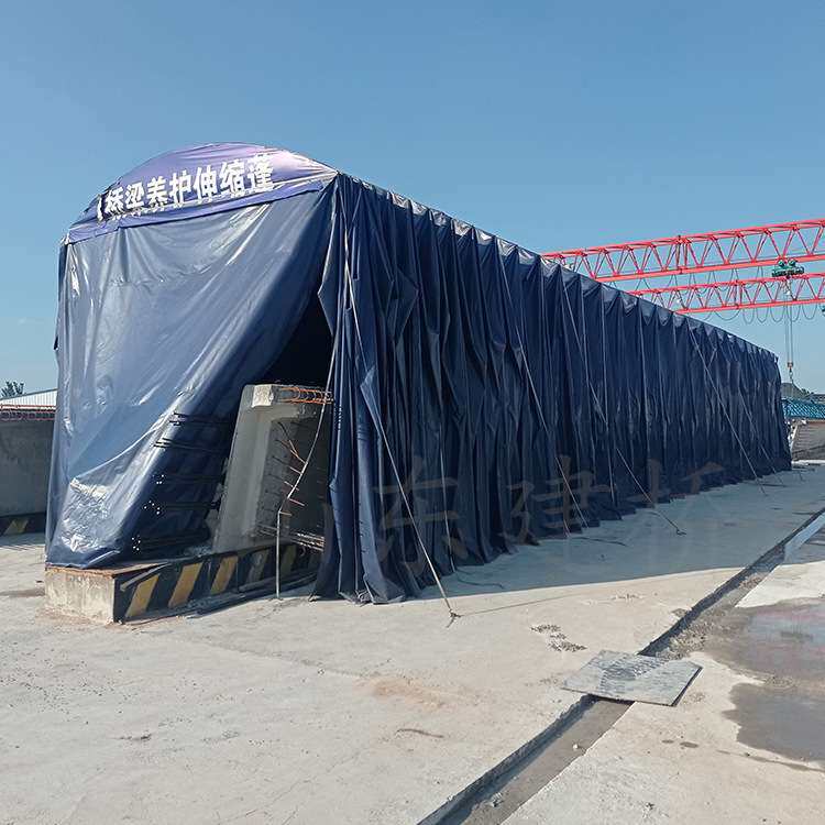 物流园大型停车棚 移动式遮阳防雨棚 折叠式临时仓库蓬