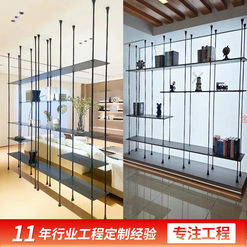 高级不锈钢展i示架展厅摆件博古架金属层板装饰架展示柜组合