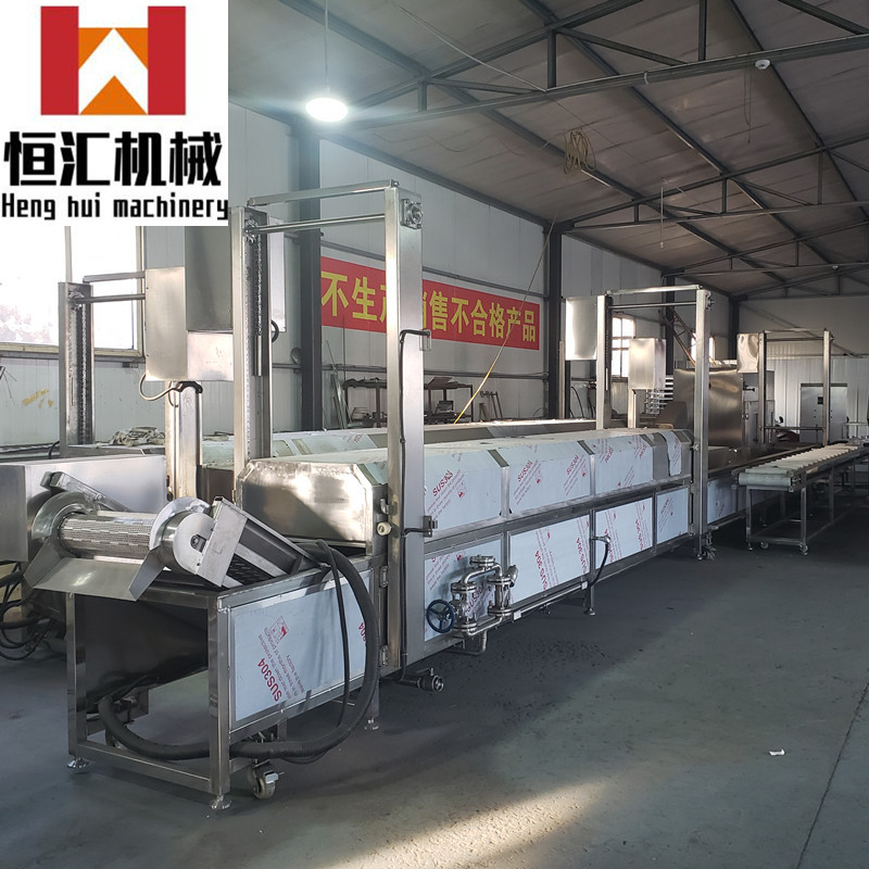 诸城恒汇豆腐丸子菜丸子成型生产线 湖北荆州鱼丸子流水线设备