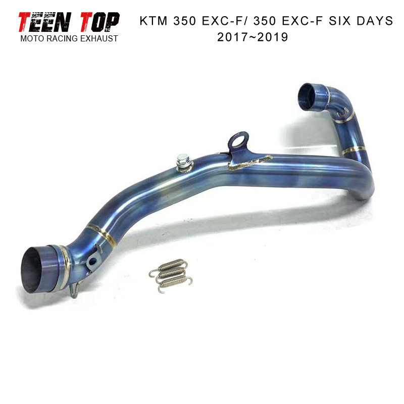 KTM 350EXC-F越野排气管 350EXC-F SIX DAY钛合金排气前段17-19