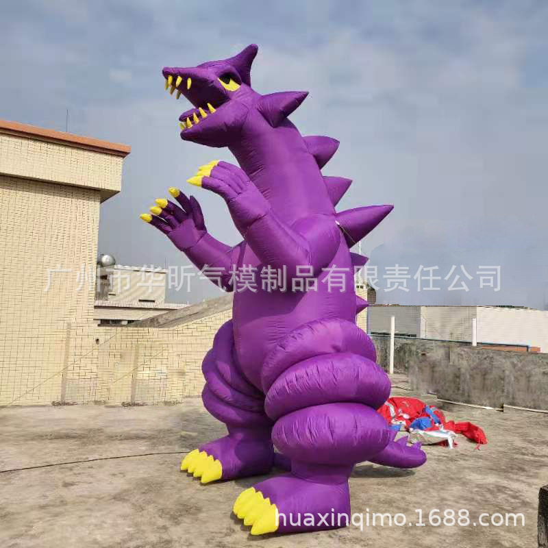 充气怪兽卡通气模 充气恐龙气模固定气模怪兽模型游乐园商场活动