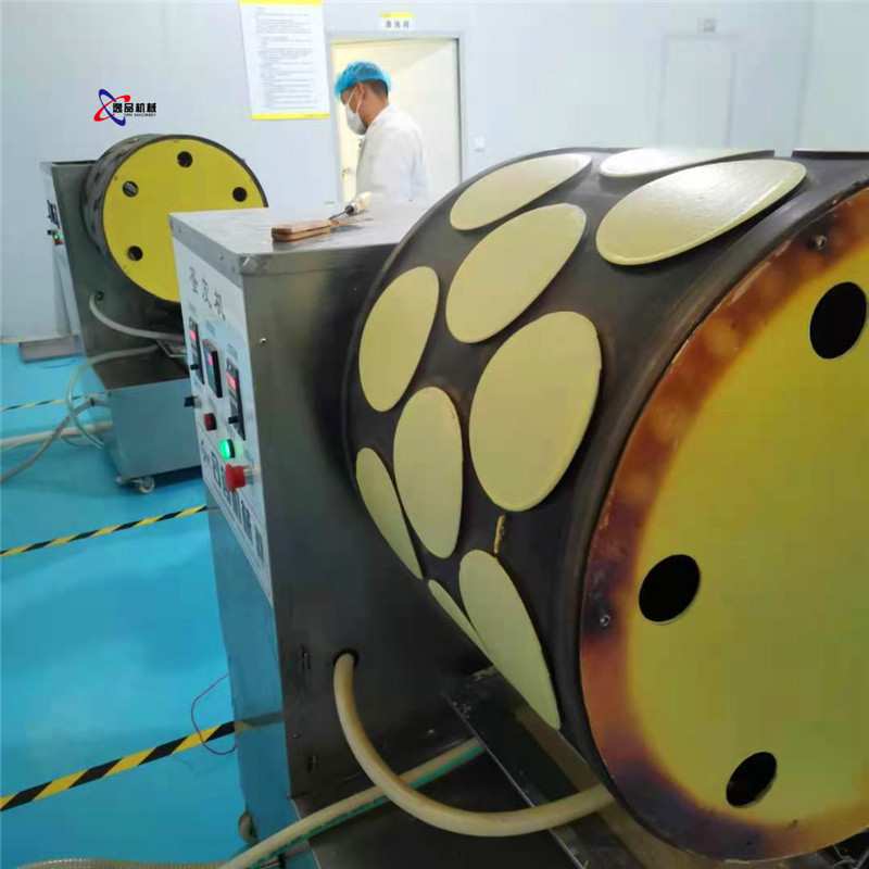 全自动升温快蛋皮机 仿手工春卷皮机型 鸡蛋饼成型设备操作方便