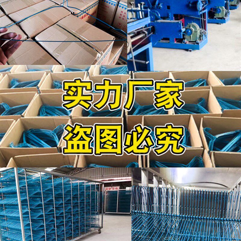 干洗店一次性衣架600个喷塑钢丝2.2粗洗L衣店铁丝衣服挂批新品新