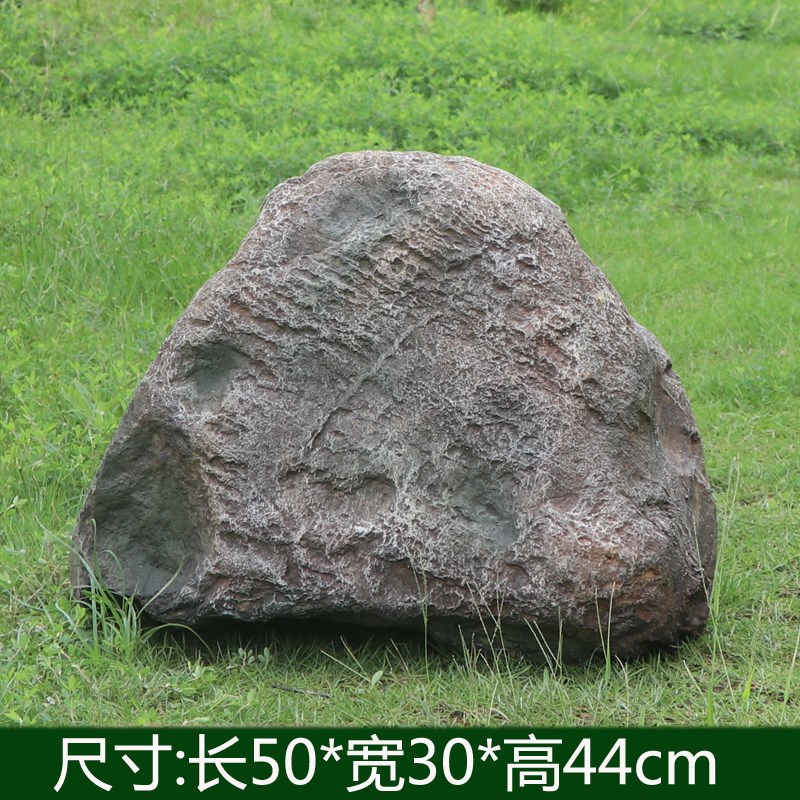 玻璃钢仿真石头摆件户外庭院花园假山鱼池景O观假石模型雕塑装饰
