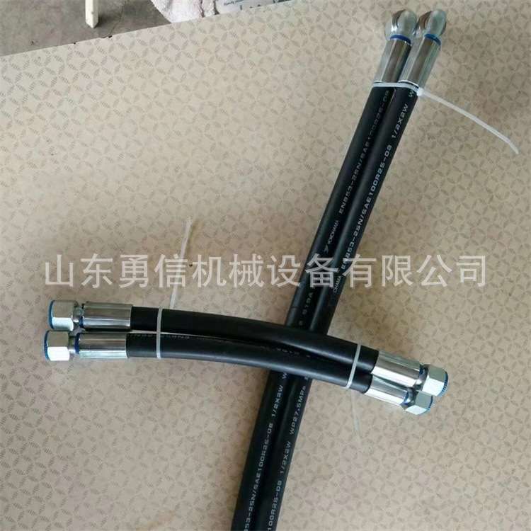 矿用高压胶管钢丝编织液压油管 阻燃耐火耐腐蚀耐高温高压软管