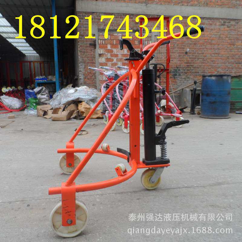 脚踏液压式油桶搬运车 圆桶装卸车COY0.3T