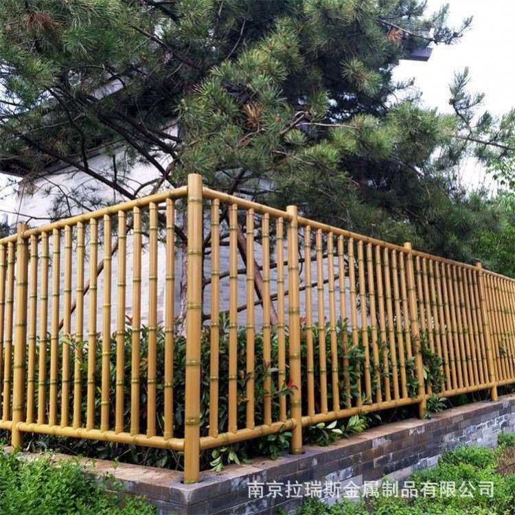 竹篱笆栅栏围栏造景户外花园装饰防腐竹室外竹子隔庭院竹杆围墙