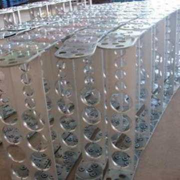 电缆电线金属钢制钢铝拖链 TL95型钢铝拖链 塑料尼龙机床坦克链