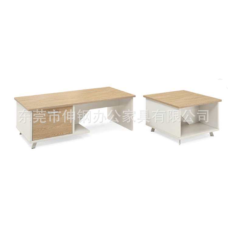 时尚木制茶几简约家用客厅电视柜板式茶桌台组合东莞伸钢办公家具