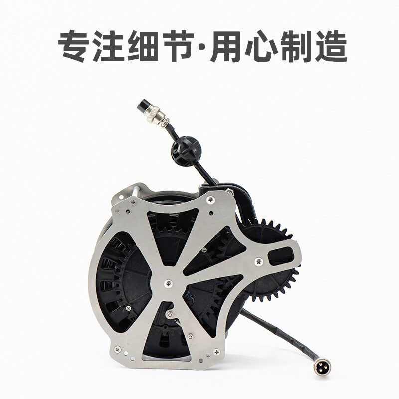 电源线一体线卷线盘自动伸缩HDMI高清传输信号线卷线盘可伸缩电缆