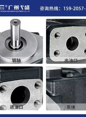T6C-010-1R00/1R01/1R02-A1/B1/C1系列高压定量单联液压叶片泵