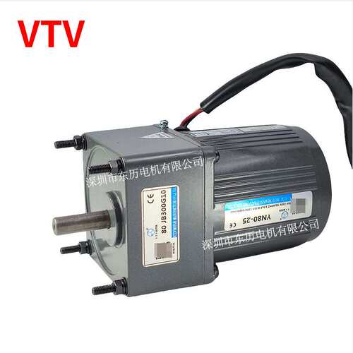 VTV微特微电机YN80-25齿轮减速机80GJB300G10马达齿箱V.T.V MOTOR