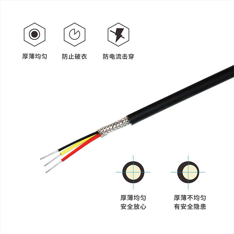 申远YGZP高温线缆 硅橡胶绝缘护套线 多芯屏蔽电线 厂家直销