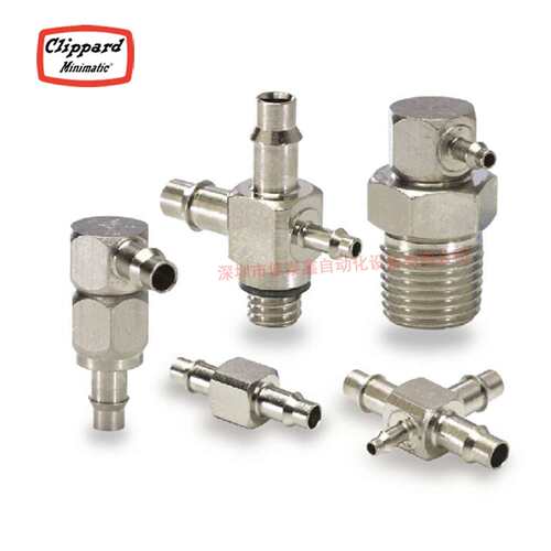Clippard接头CTO-2，插1/16 ID管，广泛应用电子设备，订货4-6周