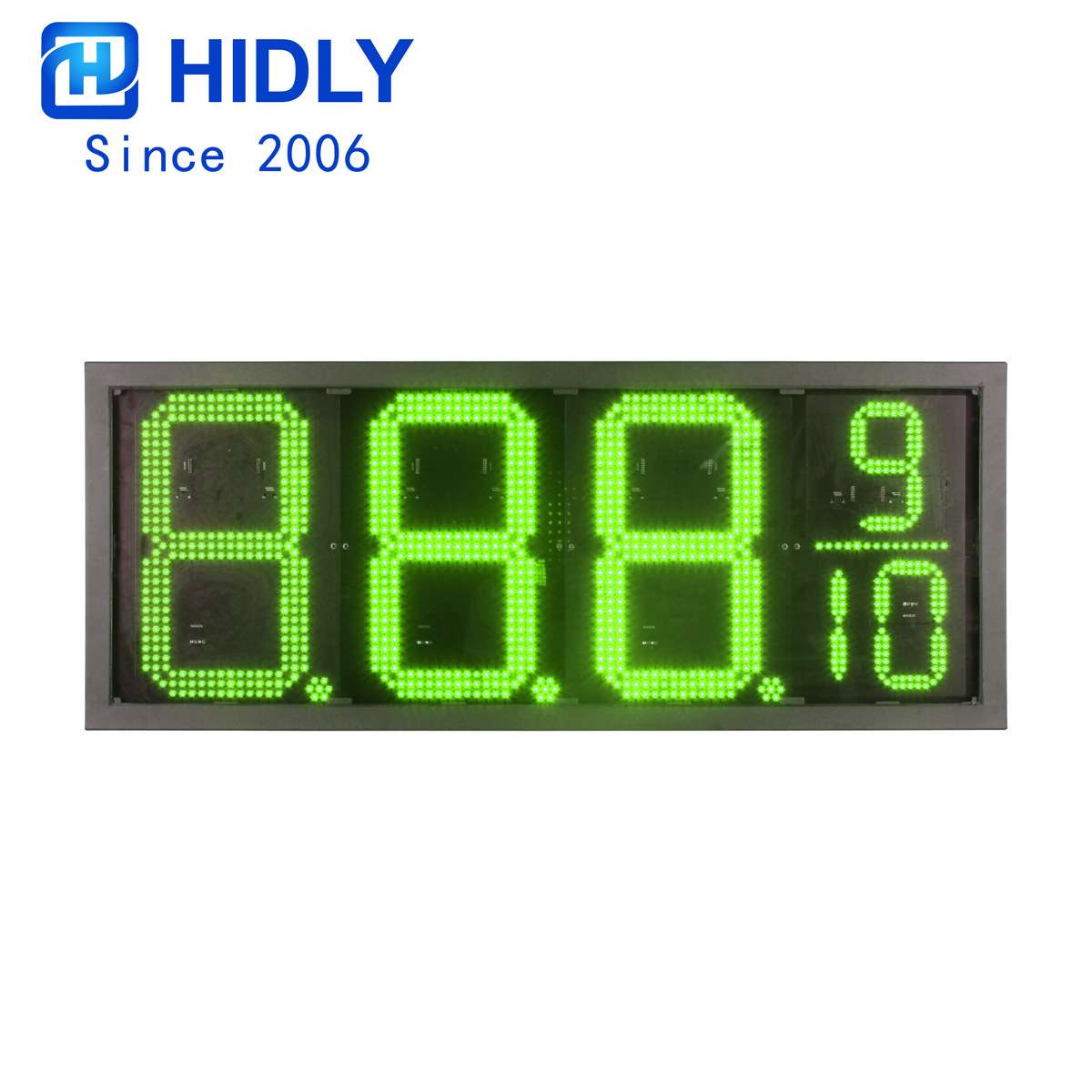 20寸绿色LED油价牌8889数字显示屏Wifi控制油价屏