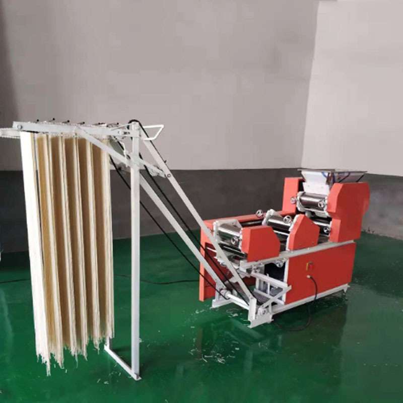 全自动爬杆挂面湿面干面大型加工饺子混沌叠皮一体机厂面条机商用
