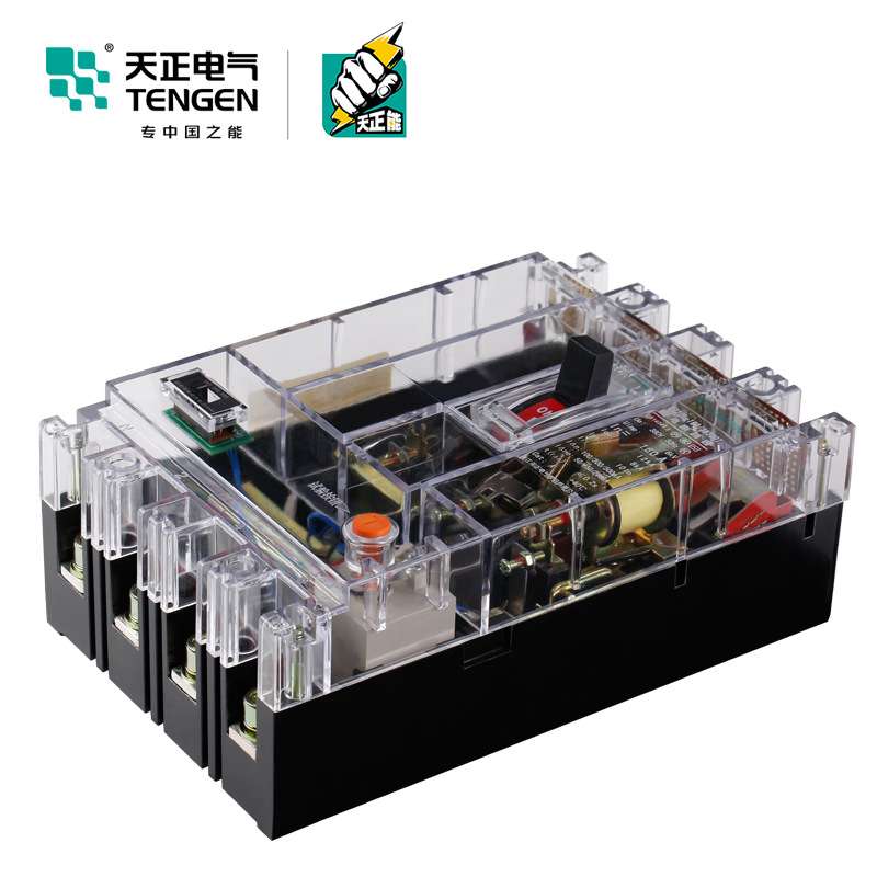 天正 DZ20L漏电保护开关塑壳断路器3N300T透明壳160/250/400/600A