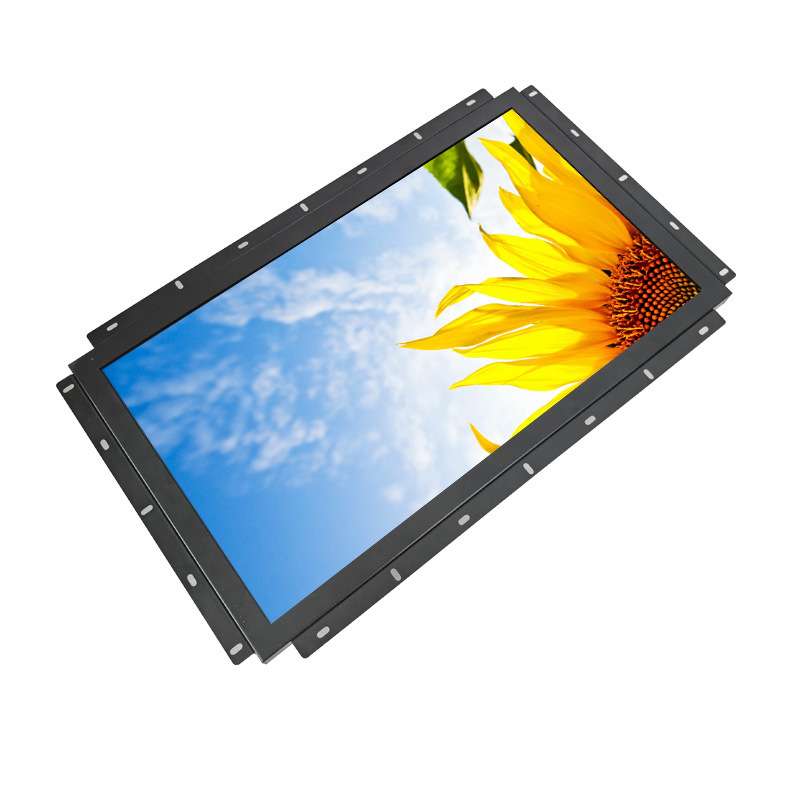 27寸红外触摸显示器VGA HDMI高清触摸屏金属壳嵌入式电脑显示屏