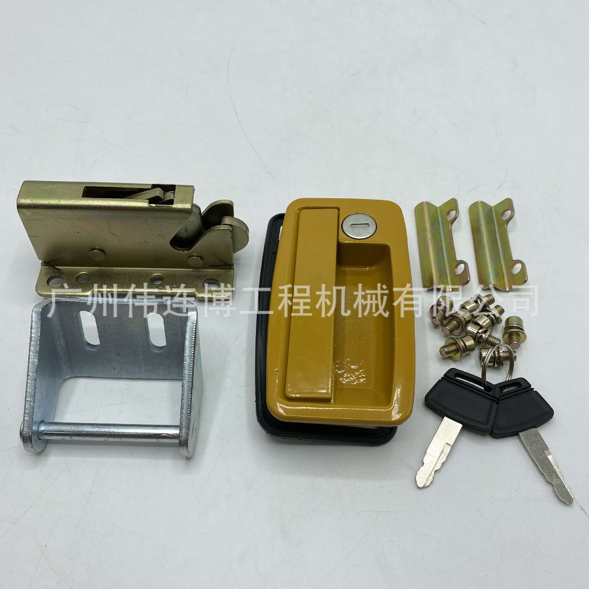 挖掘机三一SY55 60 65 75 85 95C-9发动机后盖锁总成引擎锁盖配件