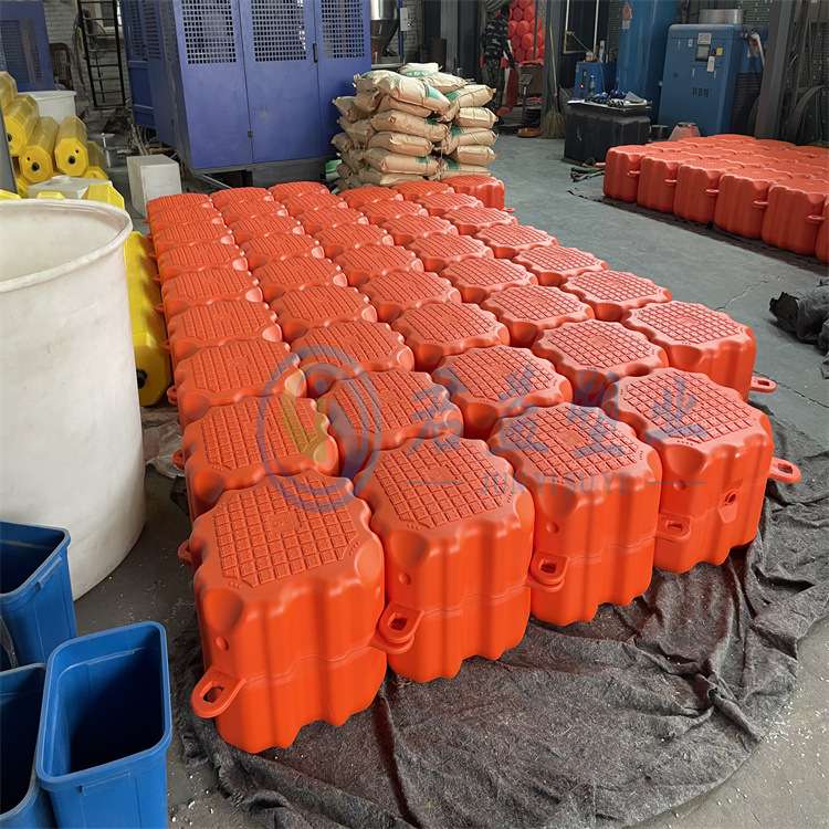 塑料水上平台水上浮箱尺寸拦污浮体供应厂家