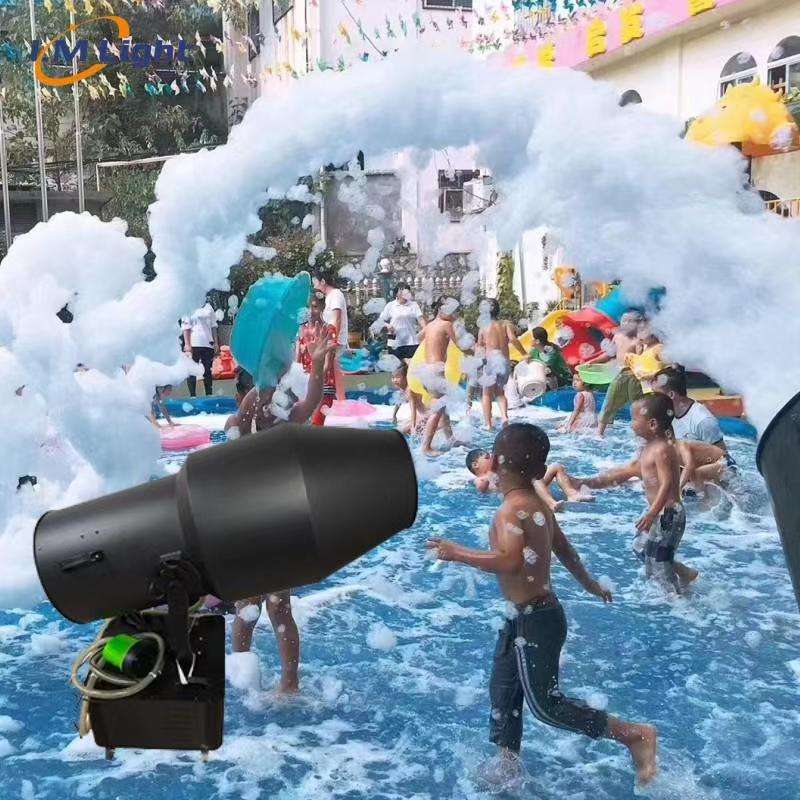 3000W舞台喷射泡沫机幼儿园水上乐园泡泡设备户外摇头大型泡沫机