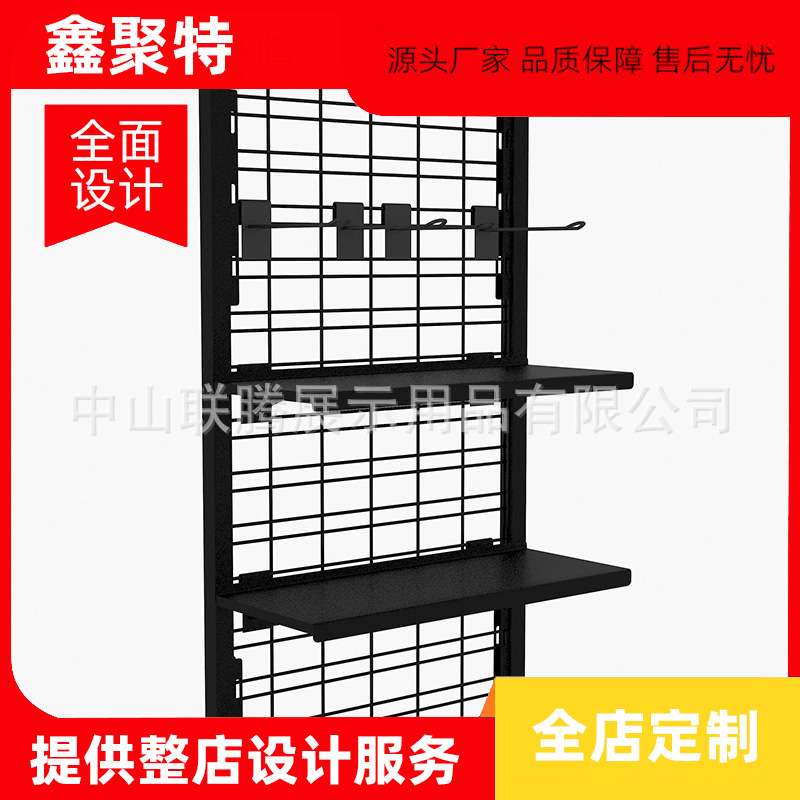 工厂电器落地铁架子商品陈列架铁网展架可拆装出口铁展示架